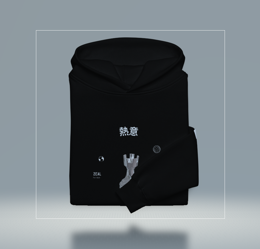 Japanese Text Oversized Hoodie
