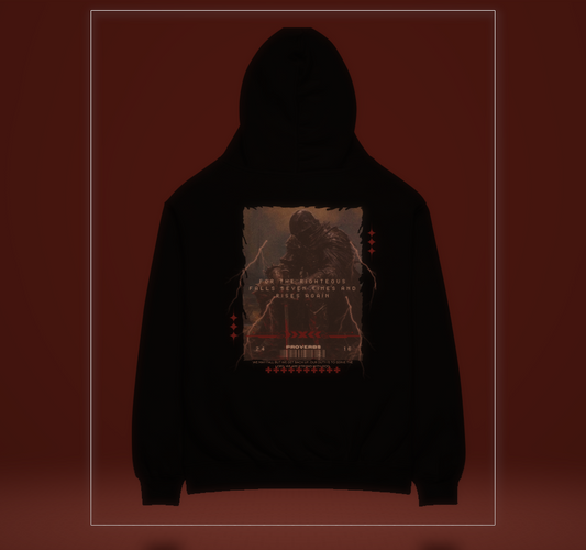 Warrior of God oversized hoodie